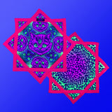 First Earth Mini Flow Star Cheshire Dreams UV reactive – ideal for festival flow and rave spinning artists