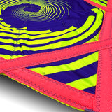 First Earth Spiral 1 Flow Star – UV reactive spiral design spinner perfect for festival and rave flow