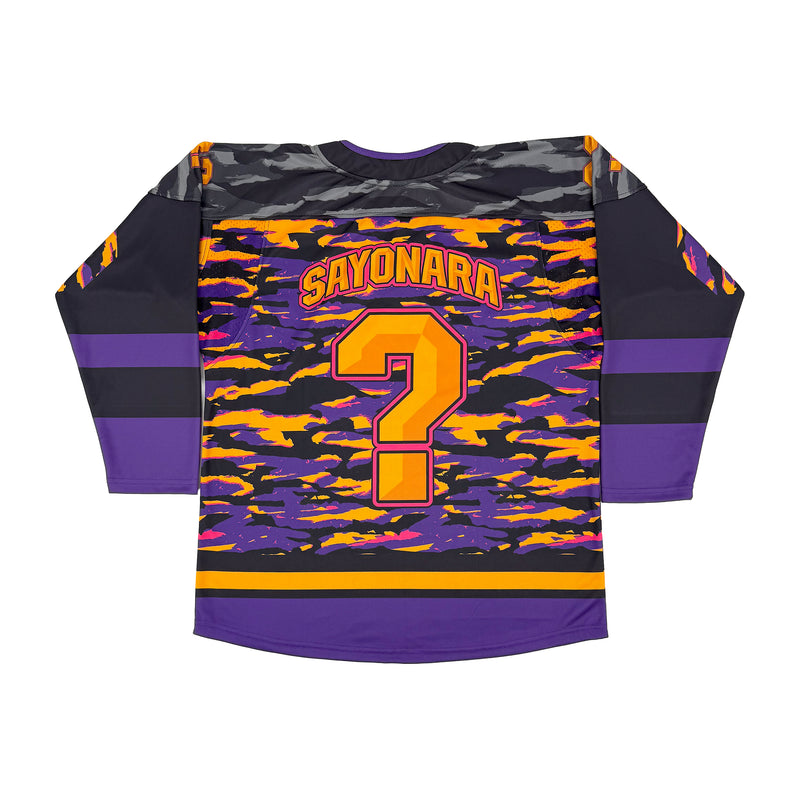 LOBSTARS hockey jersey by First Earth – oversized rave jersey inspired by Tipper shows, bold crustacean design built for festivals and flow arts