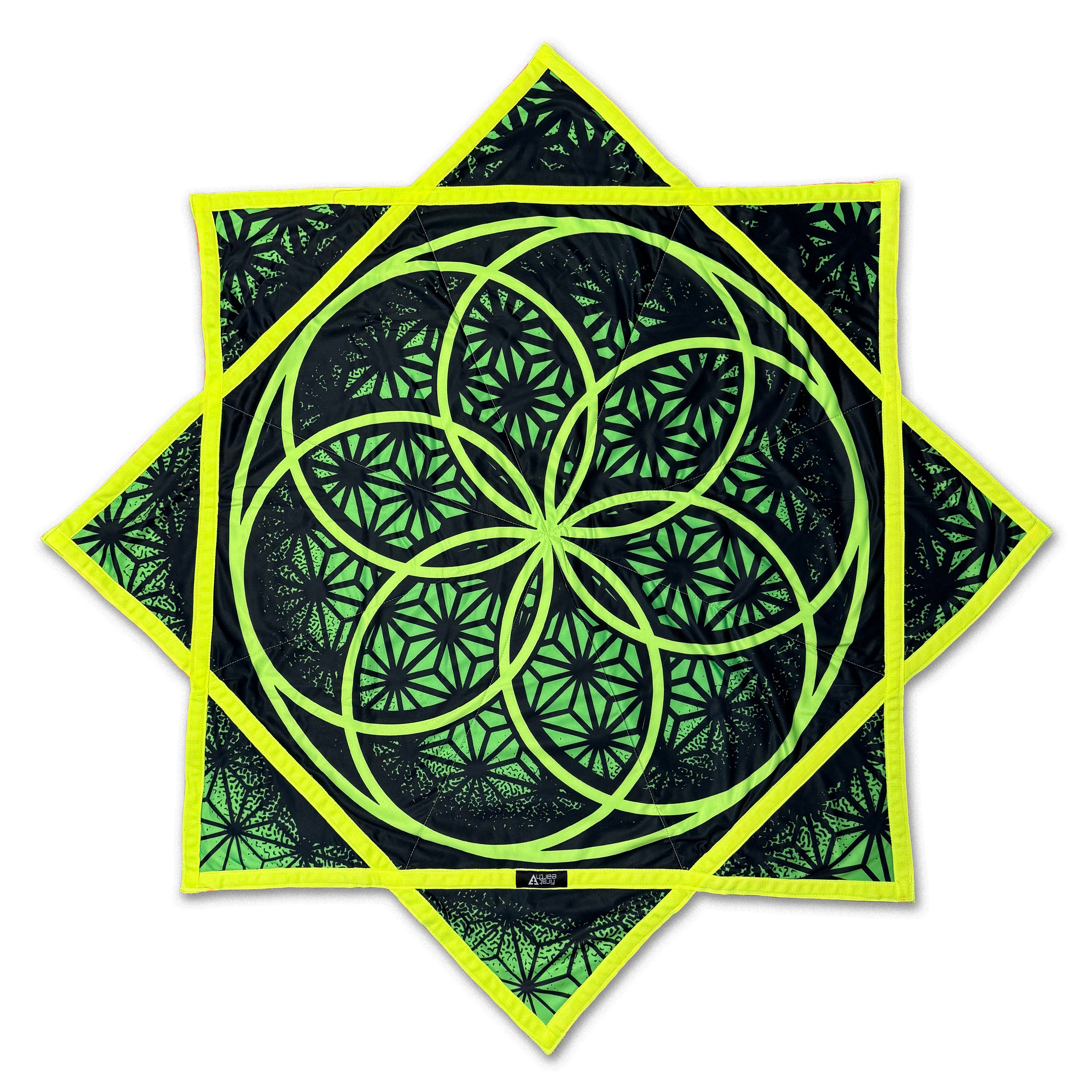 FLOWZILLA – 48‑inch mega Kaiju spinning flow star by First Earth, bold rave prop for festival performers