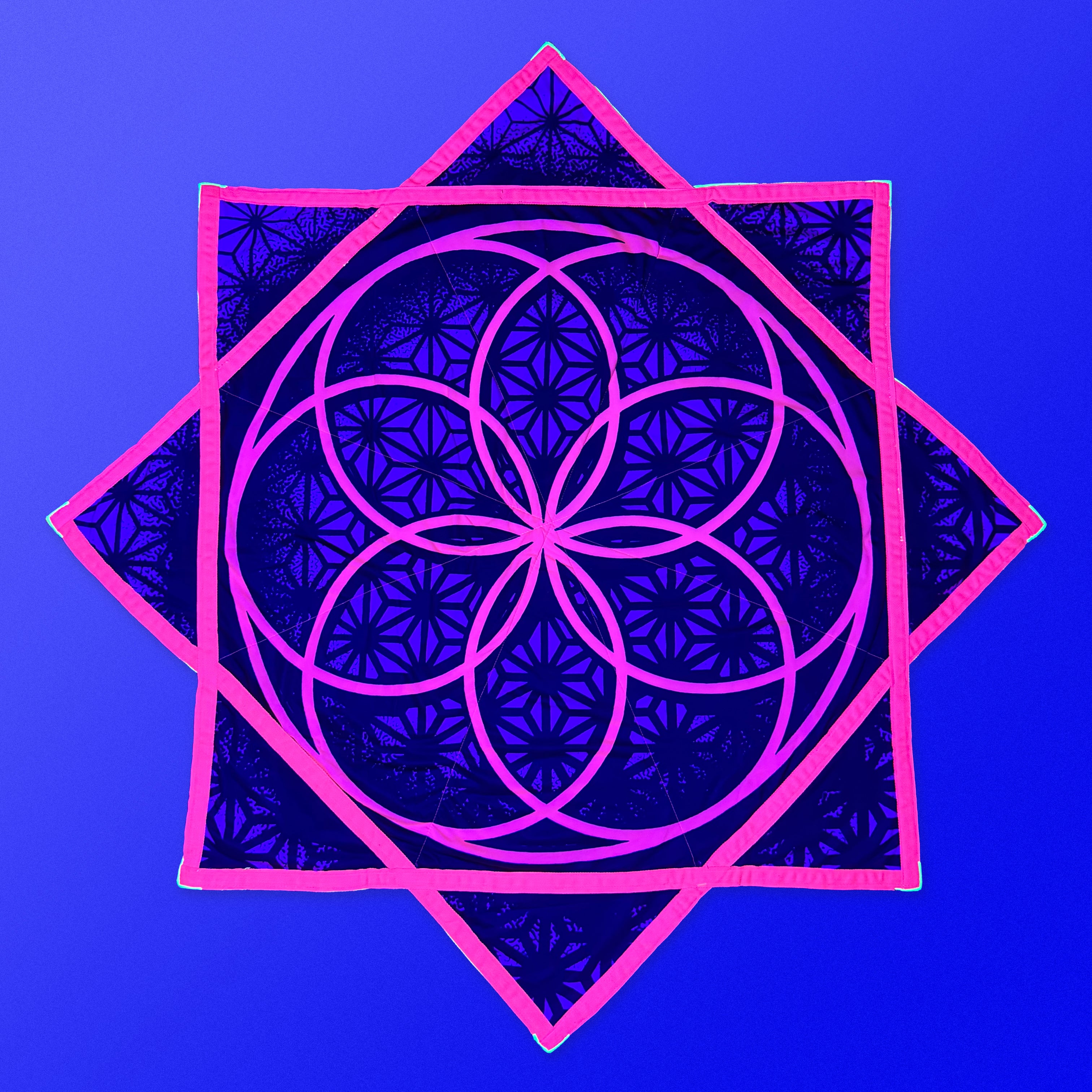 FLOWZILLA – 48‑inch mega Kaiju spinning flow star by First Earth, bold rave prop for festival performers