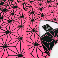 Asanoha Pink - UV - Baseball Jersey
