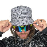 Asanoha Gray - UV - Bucket Hat