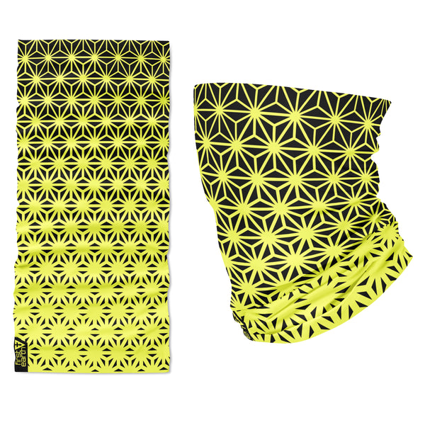 Asanoha - Yellow - Tubular Bandana