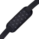 First Earth Asanoha Grey Cross Body Bag — sacred-geometry rave bag made for comfortable wear and smooth spinning on the festival floor.