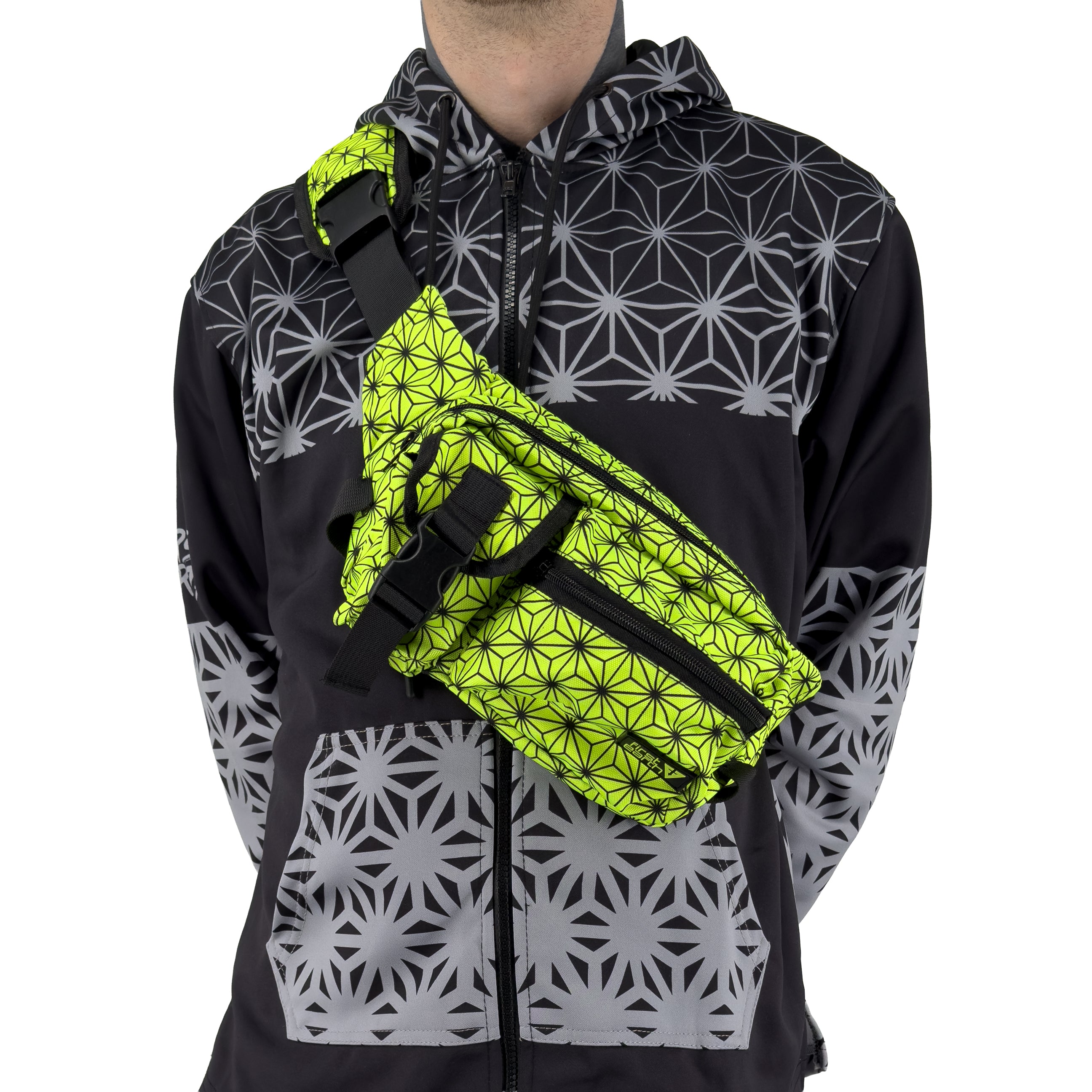 Asanoha Yellow - Cross Body Bag