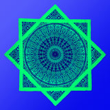 Celestial Compass – UV purple spinning flow star by First Earth, radiant rave prop with cosmic design
