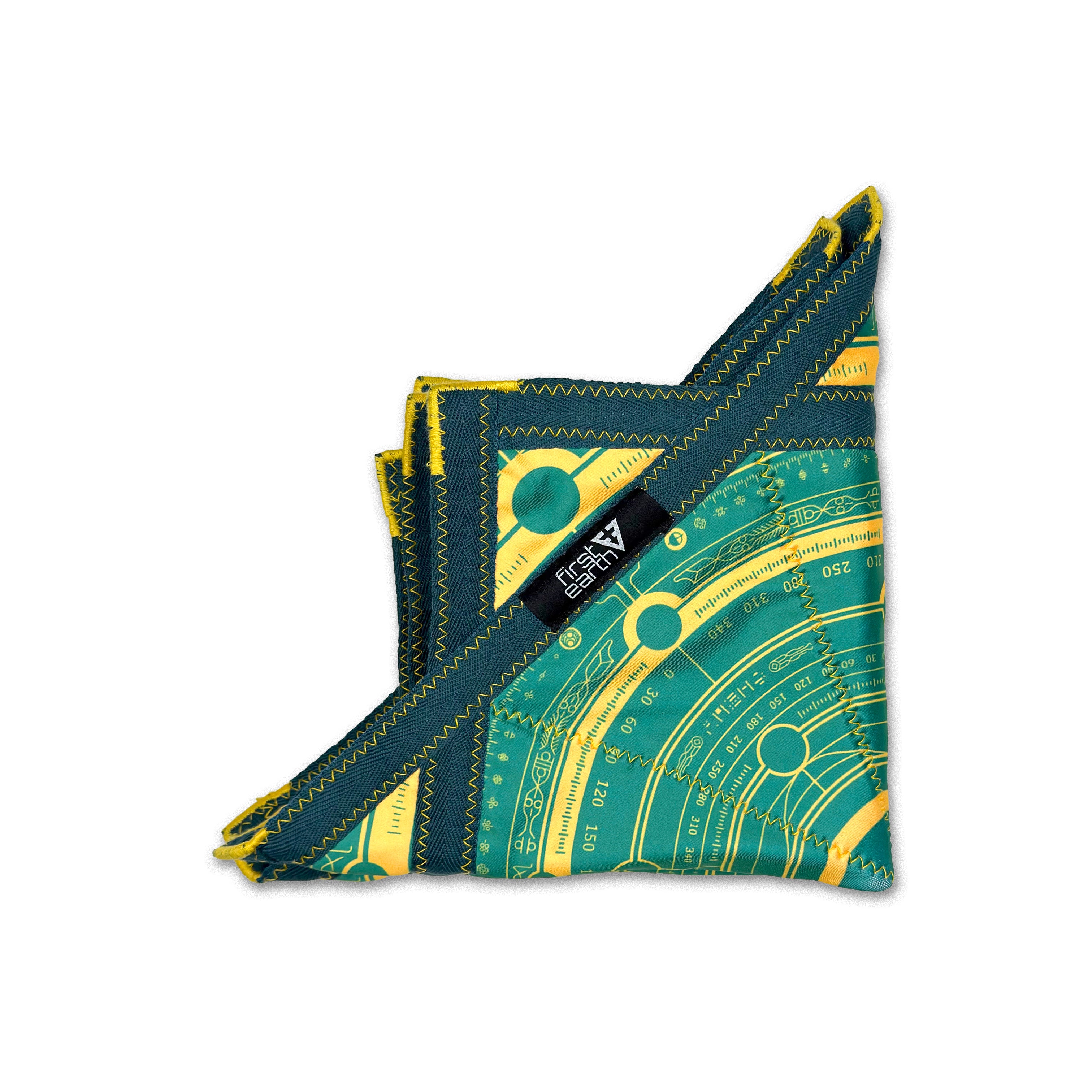 First Earth Mini Celestial Compass teal – UV-reactive spinning flow star for festivals and raves