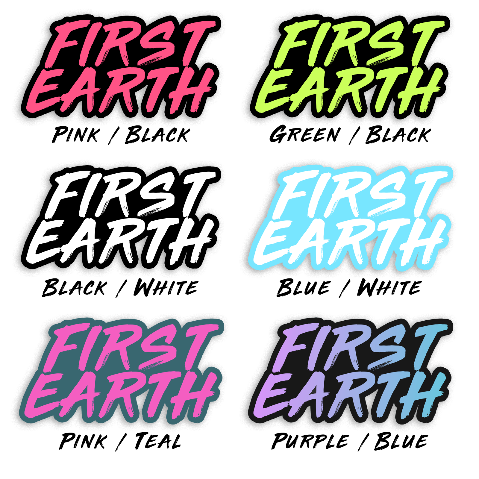 First Earth - Vinyl Sticker