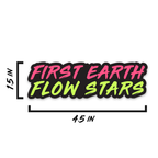 First Earth Flow Stars - Vinyl Sticker