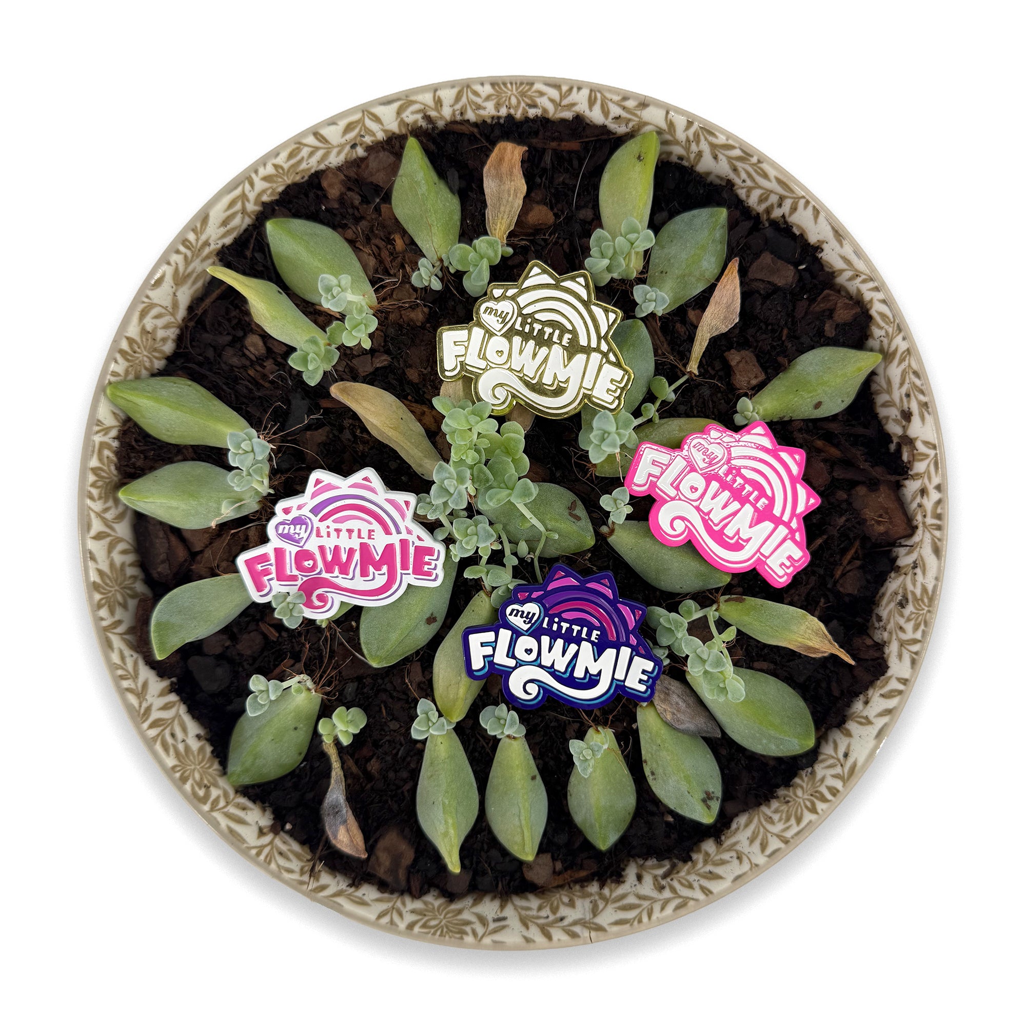 First Earth My Little Flowmie Hat Pin – limited edition collector enamel pin for festival accessories