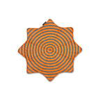Back of the Glitch Tiger Orange 20 inch UV Flow Star by First Earth