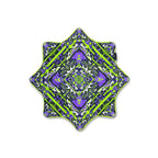 Front of the Glitch Tiger Purple 20 inch UV Flow Star by First Earth
