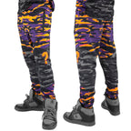 LOBSTARS / SAYONARA joggers by First Earth – comfy rave pants inspired by Tipper shows, with full sublimation crustacean print, breathable fabric, zip pockets, and secure drawstring waist
