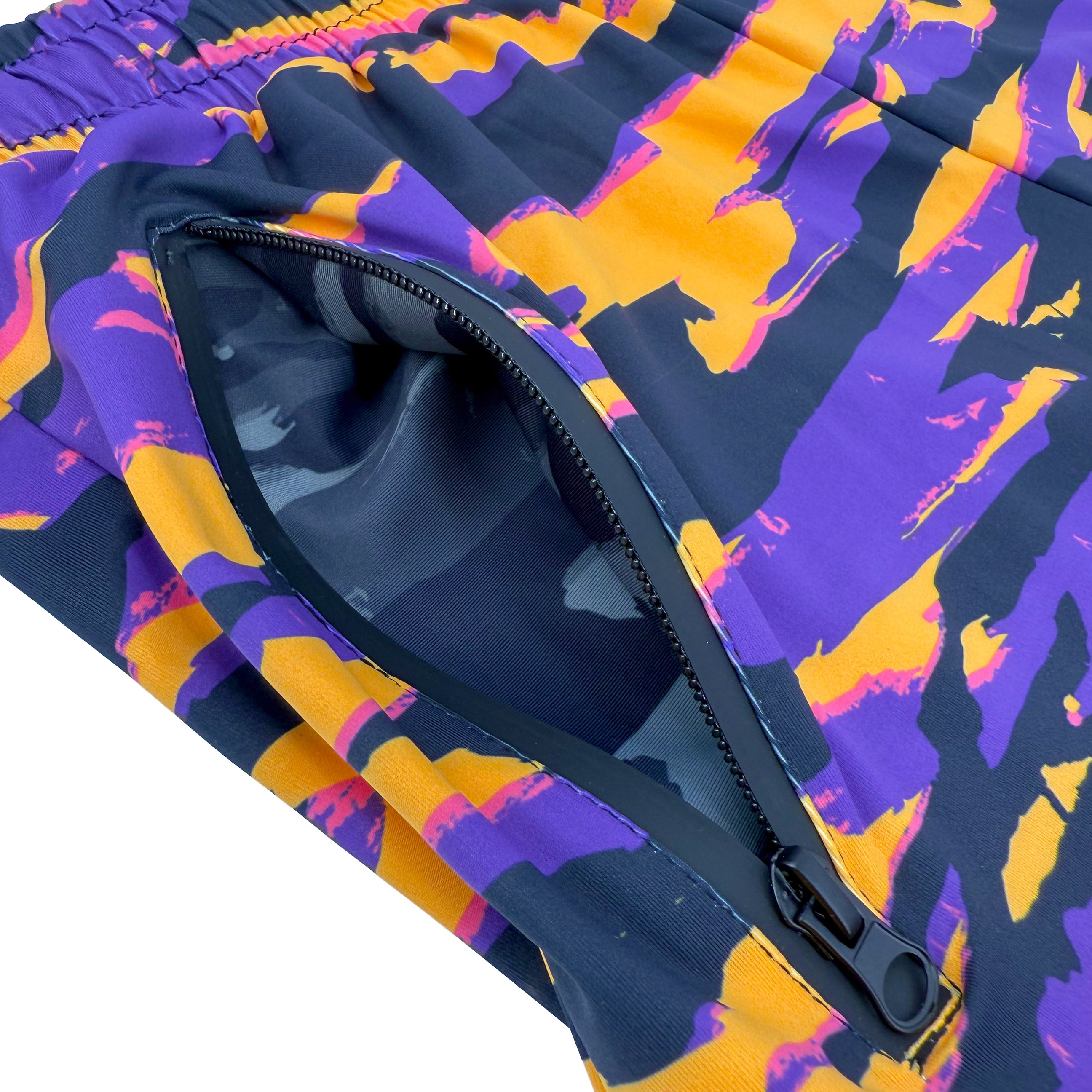 LOBSTARS / SAYONARA joggers by First Earth – comfy rave pants inspired by Tipper shows, with full sublimation crustacean print, breathable fabric, zip pockets, and secure drawstring waist
