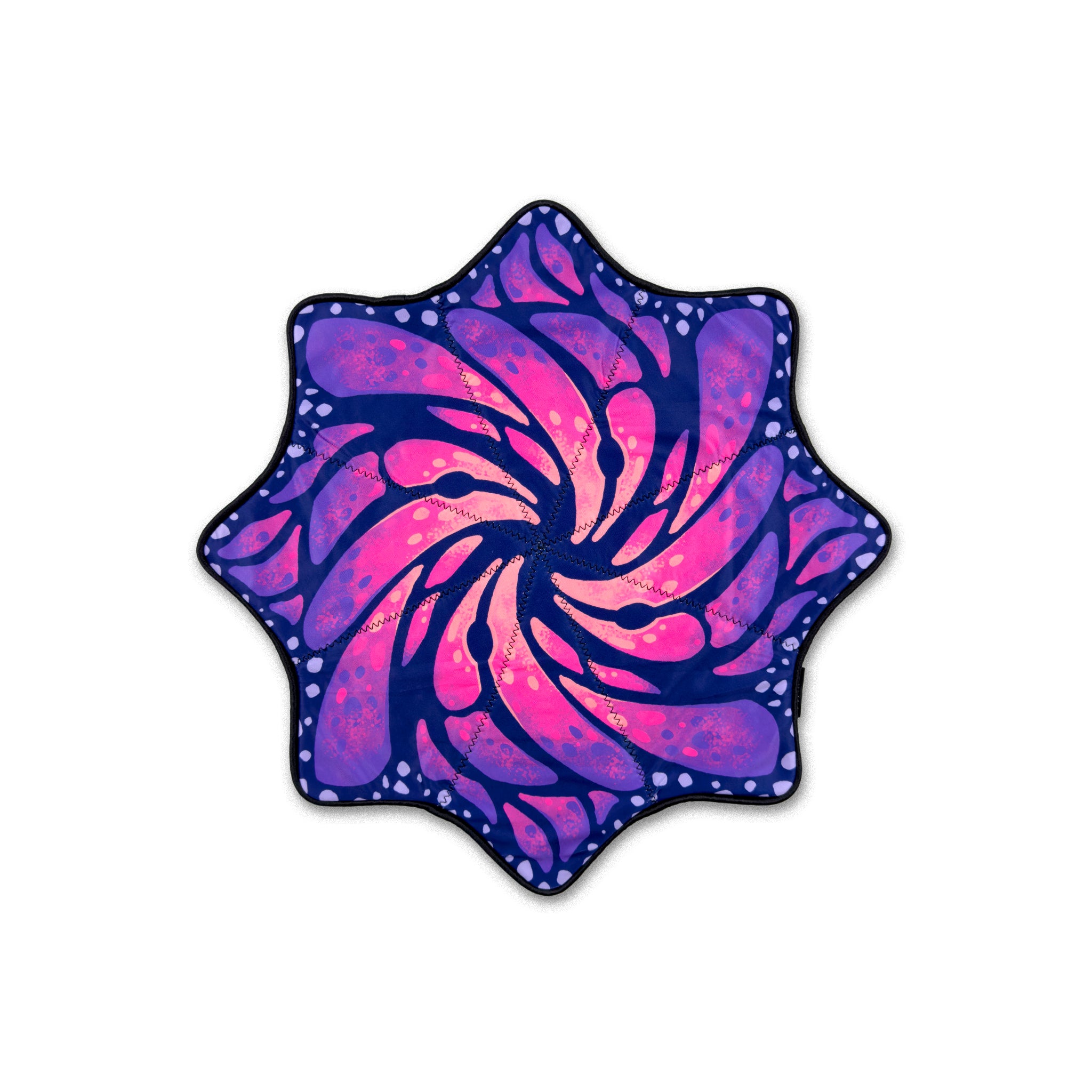 First Earth Liquid Butterfly Juice seamless mini flowstar back with pink purple butterfly wing design