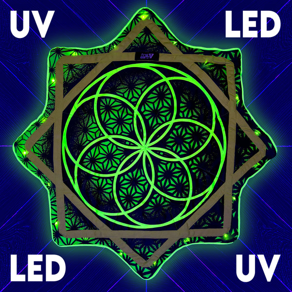 Led Flow Star Flow Stars: Artist Designed UV Gear for Raves & Festivals | First Earth