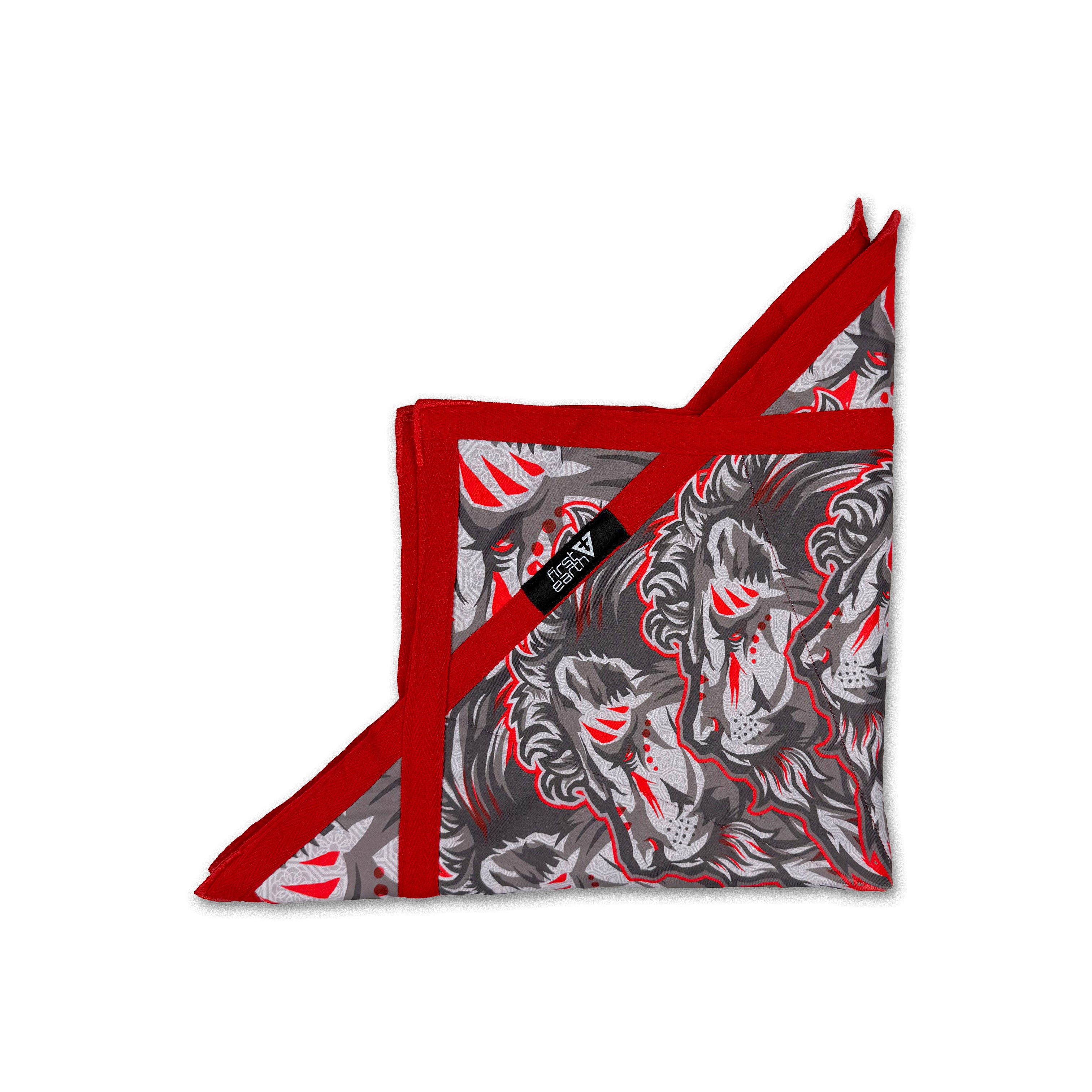 Lion Totem spinning flow star by First Earth, majestic rave prop with symbolic totem design 