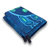 Luna Moth UV Reactive Tapestry by First Earth – luminous moth design for EDM and rave room décor