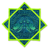 Luna Moth – UV spinning flow star by First Earth, delicate rave prop with moth artwork 