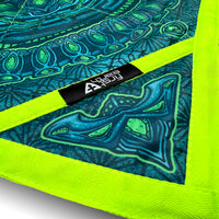 Luna Moth – UV spinning flow star by First Earth, delicate rave prop with moth artwork 