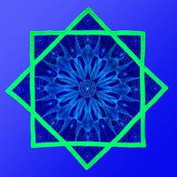 Luna Moth – UV spinning flow star by First Earth, delicate rave prop with moth artwork 