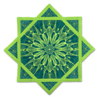 Luna Moth – UV spinning flow star by First Earth, vibrant moth-inspired rave prop for festivals and flow arts