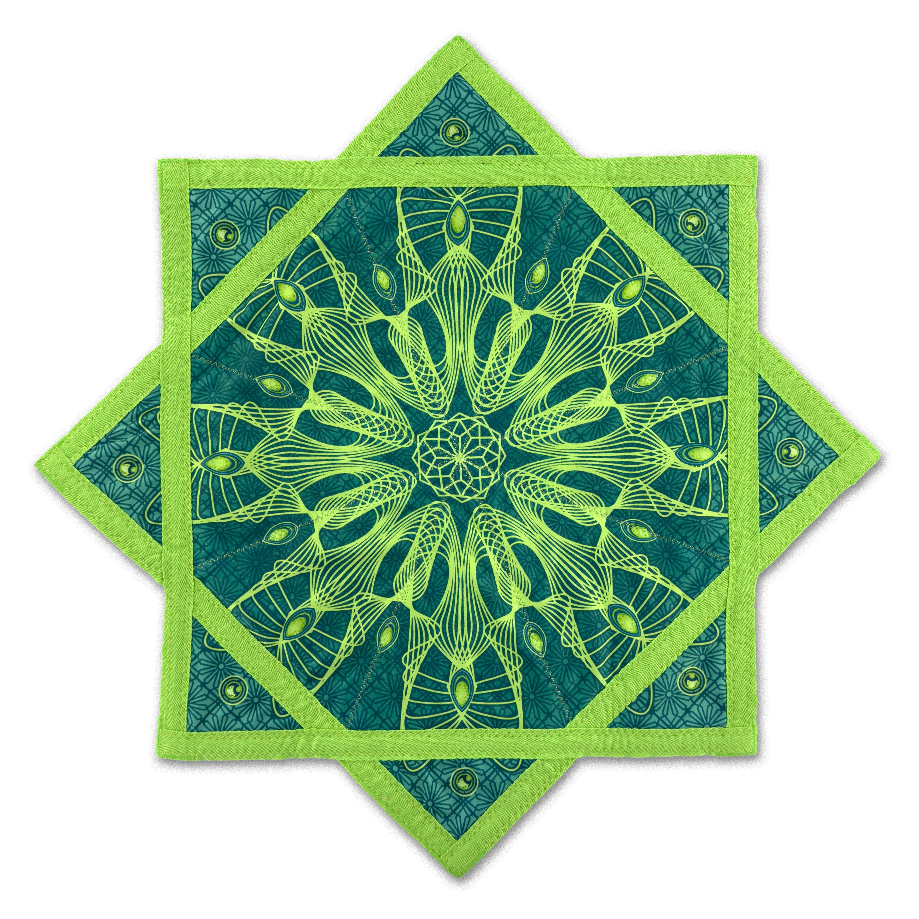 Luna Moth – UV spinning flow star by First Earth, vibrant moth-inspired rave prop for festivals and flow arts