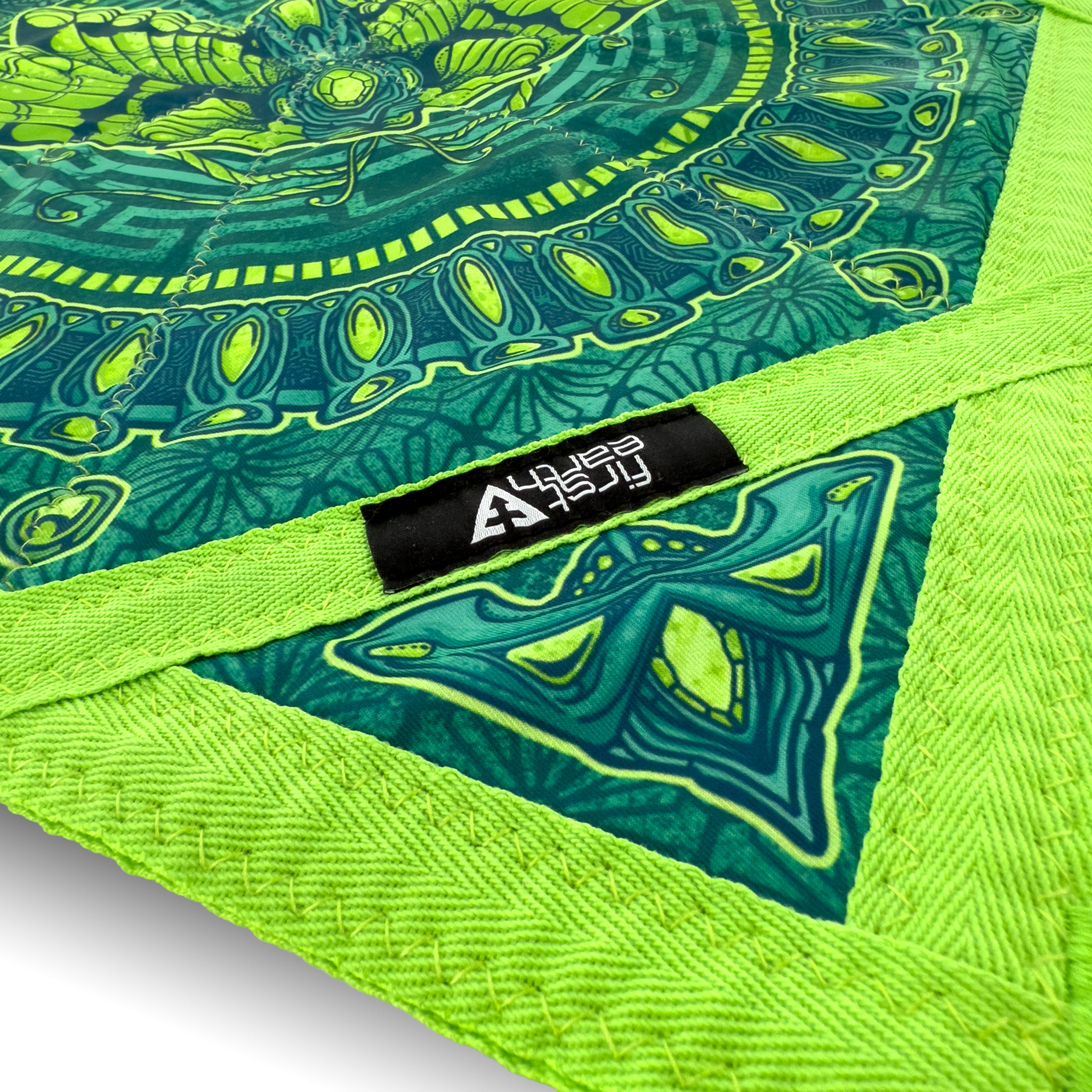 Luna Moth – UV spinning flow star by First Earth, vibrant moth-inspired rave prop for festivals and flow arts