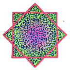 First Earth Meowthra 48-inch Mega Kaiju Flow Star – UV reactive spinning prop for rave and festival flow arts