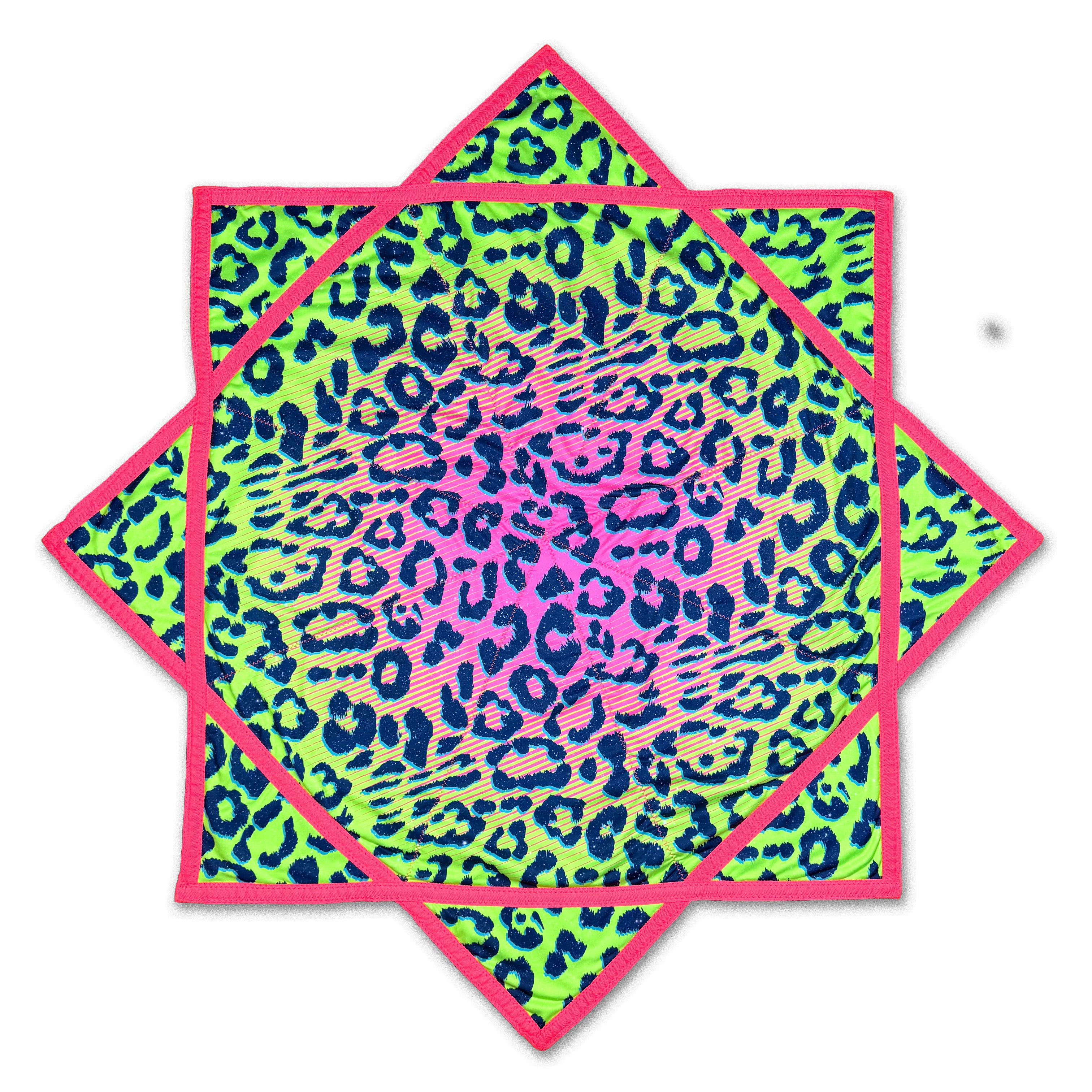 First Earth Meowthra 48-inch Mega Kaiju Flow Star – UV reactive spinning prop for rave and festival flow arts