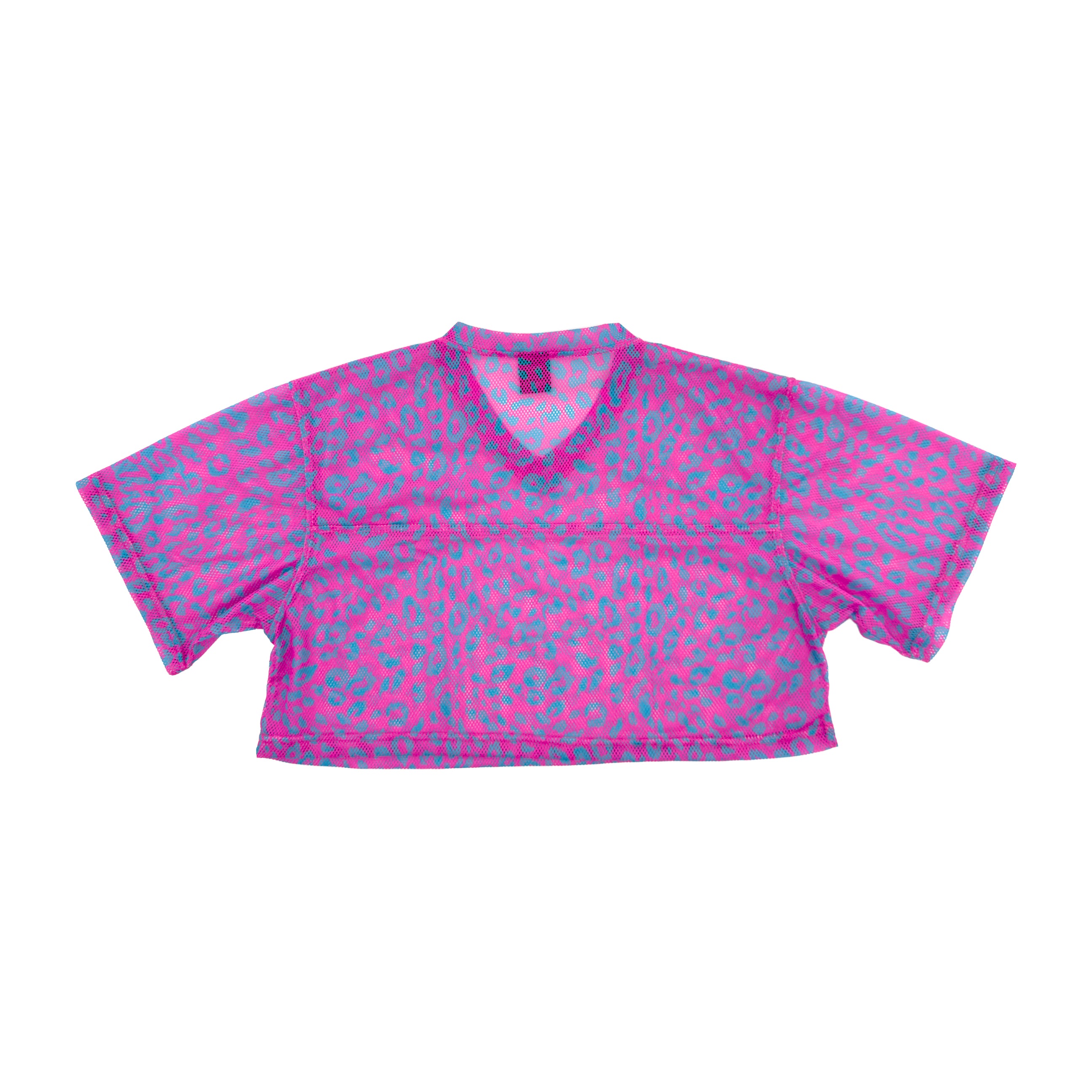 Neon Cheetah - Mesh Crop Jersey