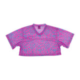 Neon Cheetah - Mesh Crop Jersey