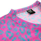 Neon Cheetah - Mesh Crop Jersey