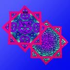First Earth Mini Flow Star Cheshire Dreams UV reactive – ideal for festival flow and rave spinning artists