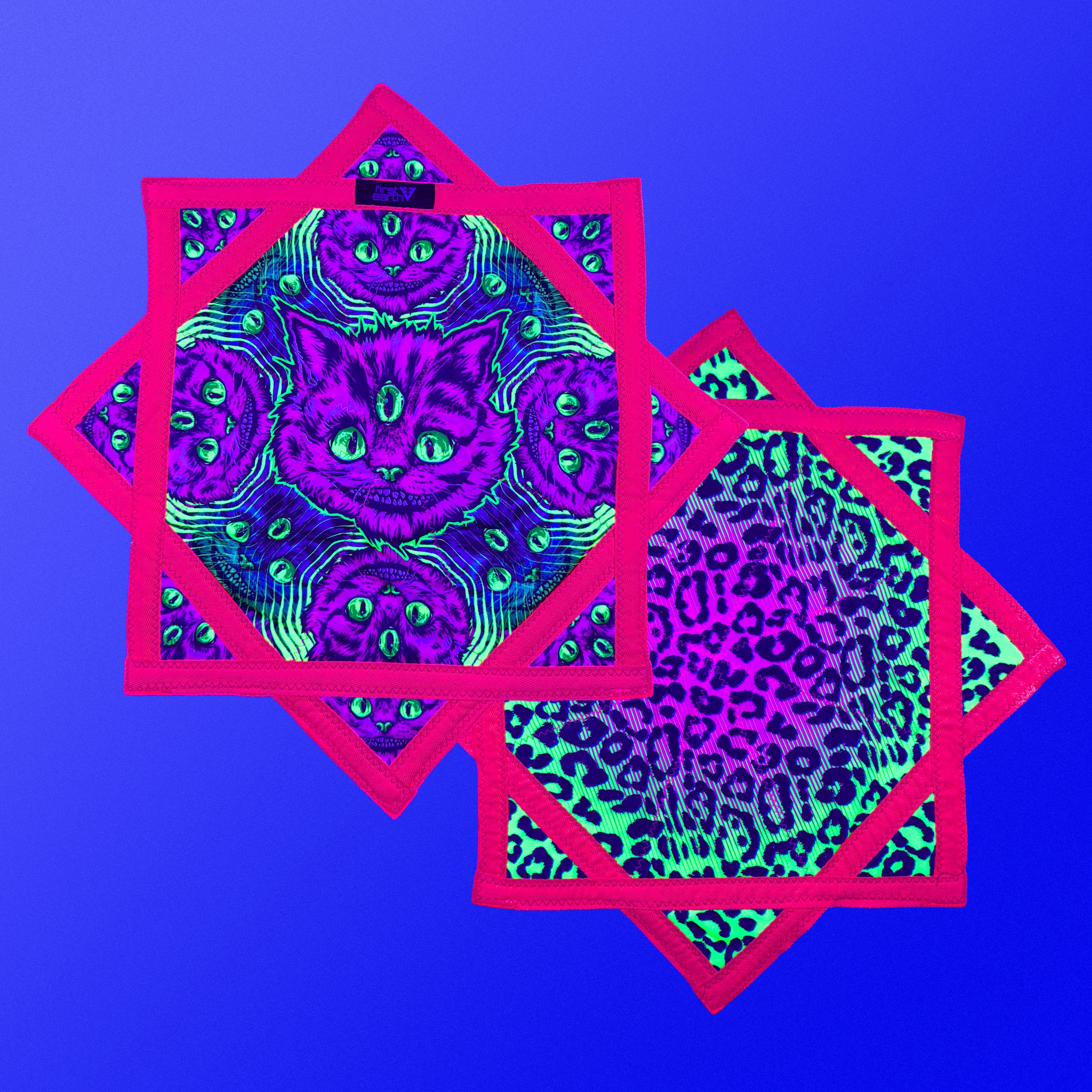 First Earth Mini Flow Star Cheshire Dreams UV reactive – ideal for festival flow and rave spinning artists