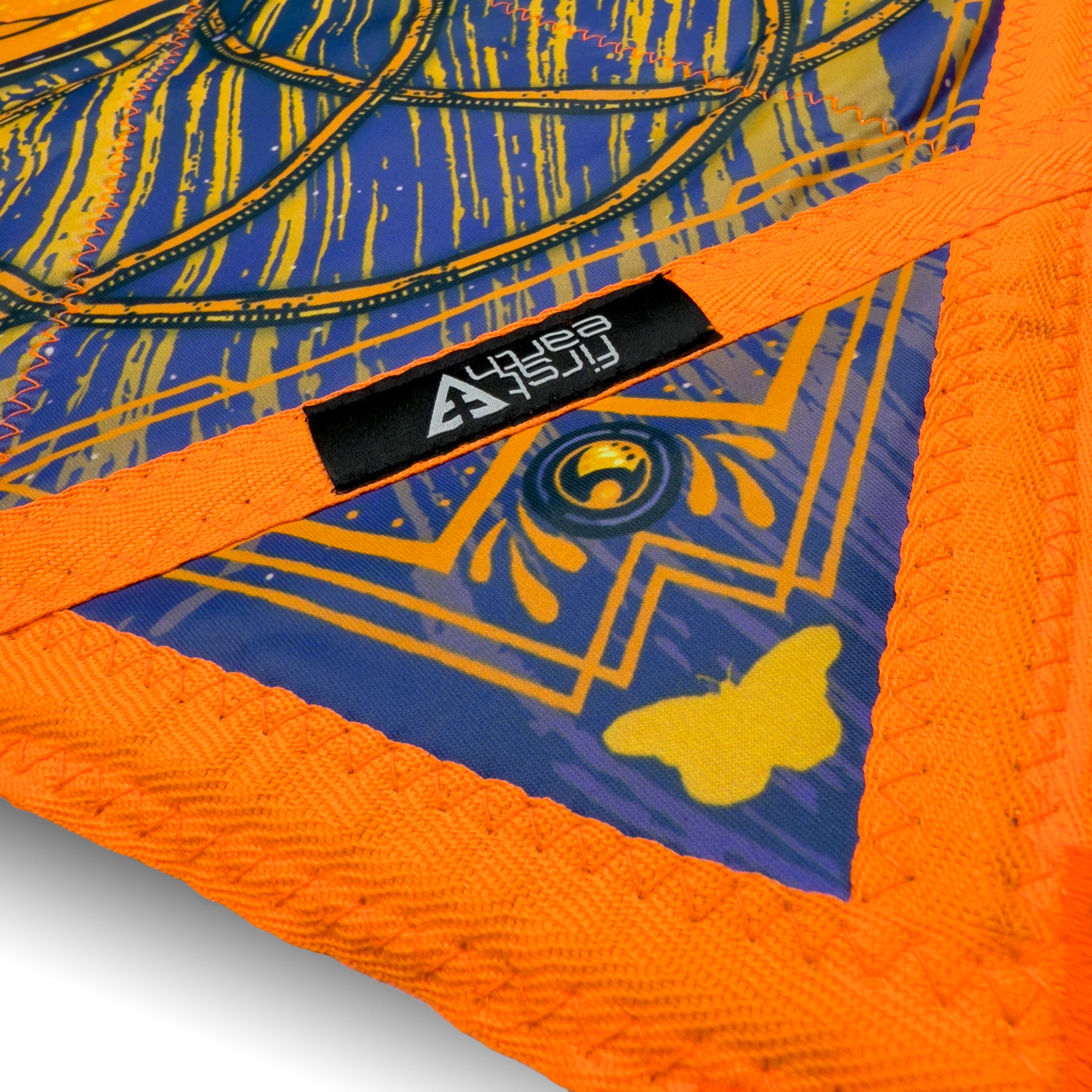 Monarch – UV spinning flow star by First Earth, vibrant butterfly-inspired rave prop for festivals and flow arts