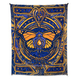 Monarch UV Reactive Tapestry by First Earth – glowing butterfly wall art for rave and EDM déco