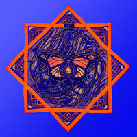 Monarch – UV spinning flow star by First Earth, versatile rave prop with glowing UV effect 