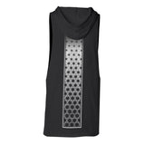 Night Colors - Black - Hooded Muscle Tank