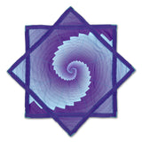 First Earth Owl Totem Flow Star prop for flow arts, spinning, raves, and festival performance