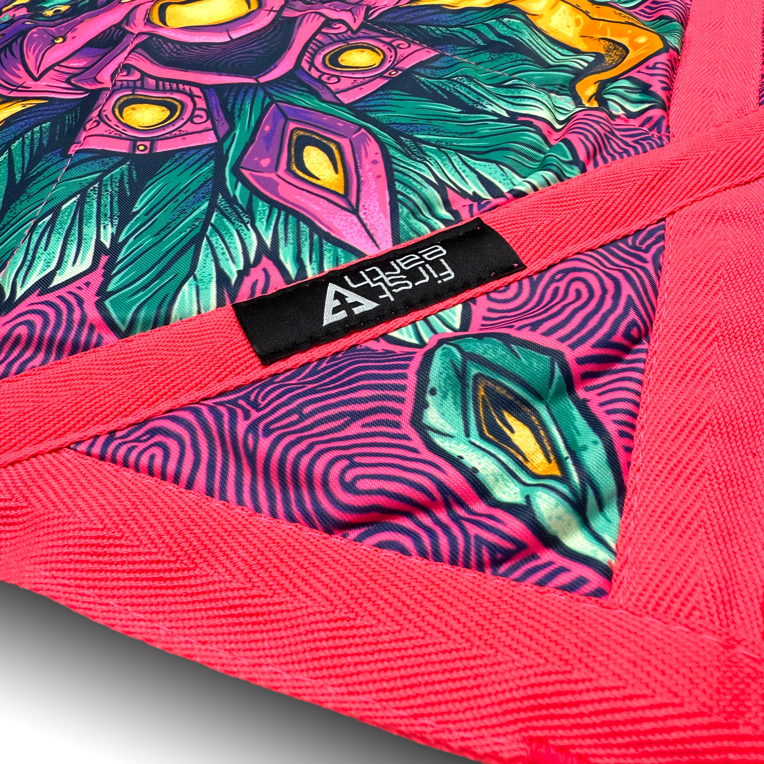 PsyTiger – UV spinning flow star by First Earth, dynamic rave prop with psychedelic tiger art 