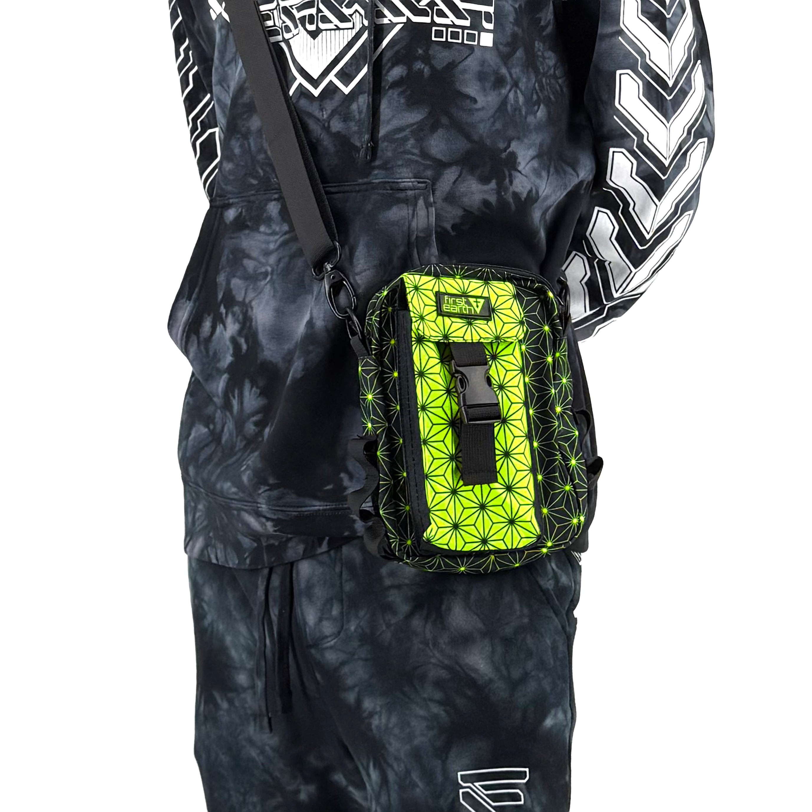 Yellow Asanoha Sling Bag