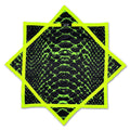 Neon Serpent – UV spinning flow star by First Earth, striking rave prop with serpent design 