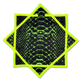Neon Serpent – UV spinning flow star by First Earth, striking rave prop with serpent design 