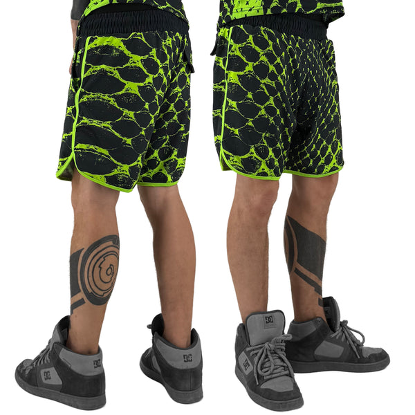 Neon Serpent - UV - Shorts