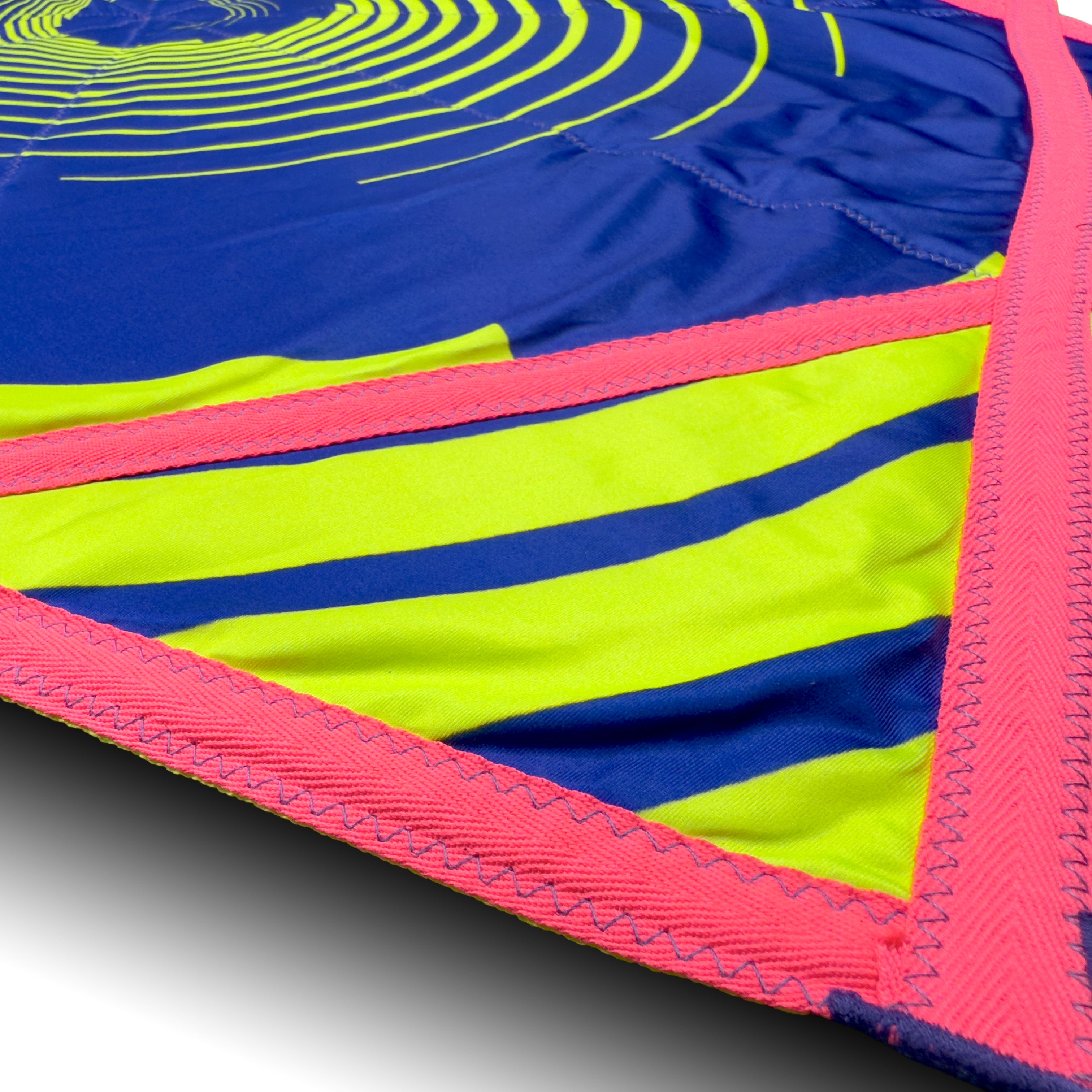 First Earth Spiral 1 48” Mega Kaiju Flow Star — color-switch UV rave prop built for huge, smooth spinning.
