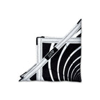 First Earth Mini Spiral 2 UV Flow Star — black and white 20” rave prop designed for fast, smooth spinning.