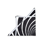 First Earth Spiral 2 48” Mega Kaiju Flow Star — black and white color-switch UV rave prop built for massive, smooth spinning.