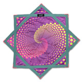 Spiral 4 UV Flow Star by First Earth – UV-reactive spinning design for festivals and raves